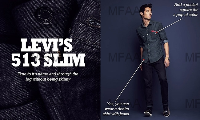 levis 513 fit guide